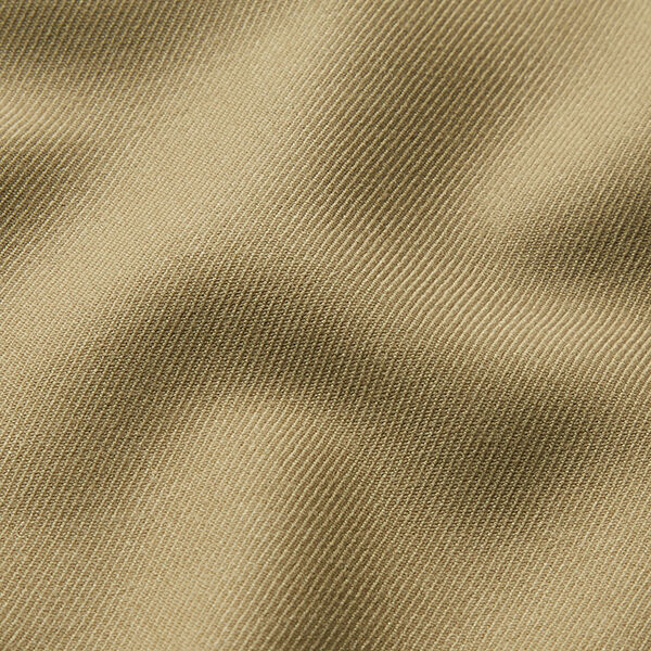 Sergé en laine vierge mélangée Uni – taupe,  image number 2