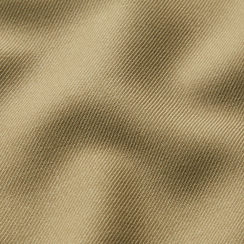 Sergé en laine vierge mélangée Uni – taupe,  image number 2