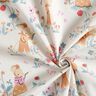Popeline coton Souris dans un champ de fraises – blanc/rose,  thumbnail number 3