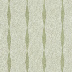 Tissu d’extérieur Canvas Rayures ondulées – olive clair/beige clair, 