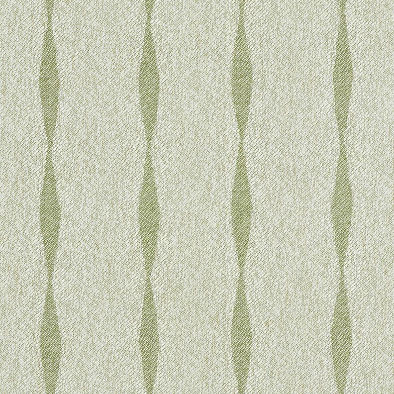 Tissu d’extérieur Canvas Rayures ondulées – olive clair/beige clair,  image number 1