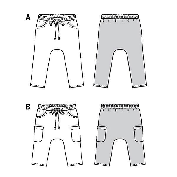 Pantalon taille élastique pour enfant , Burda 9342 | 92 - 122,  image number 6