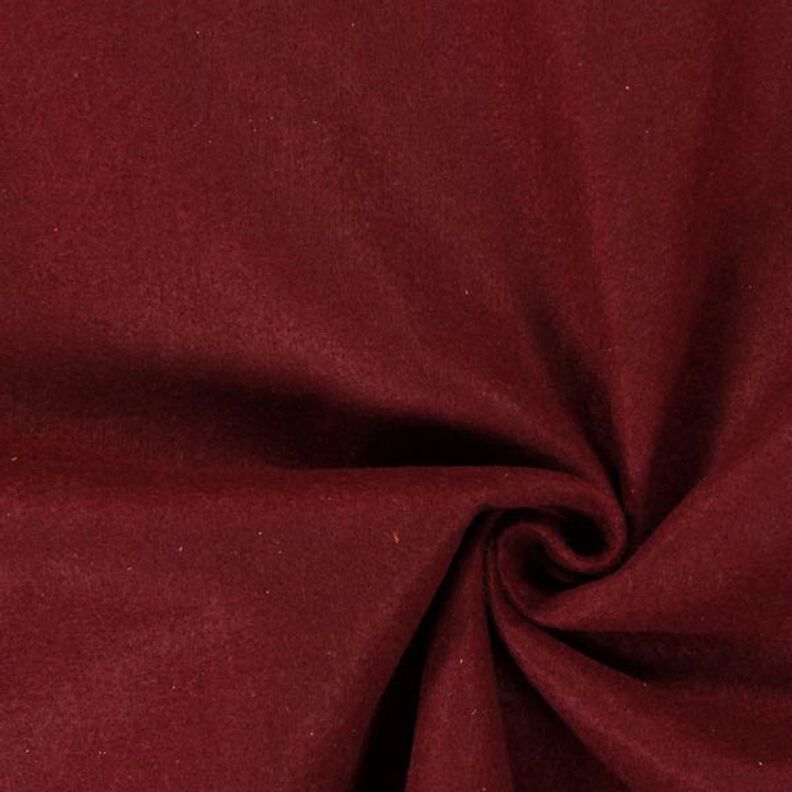 Feutrine 180 cm / épaisseur de 1,5 mm – rouge bordeaux,  image number 1