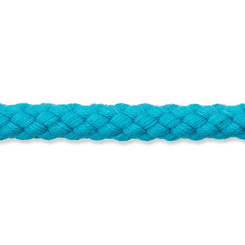 Cordon en coton [Ø 7 mm] – turquoise,  image number 1