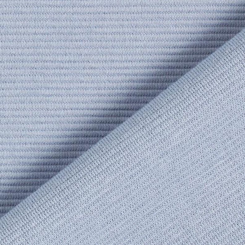 Jersey côtelé ottoman uni – bleu clair,  image number 4