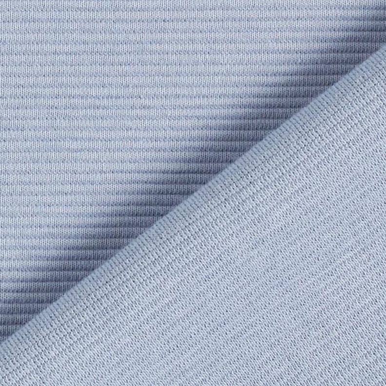 Jersey côtelé ottoman uni – bleu clair, image number 4