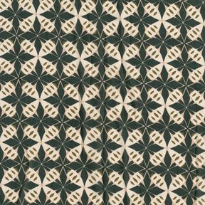 Chiffon cercles et losanges – noir/écru, 