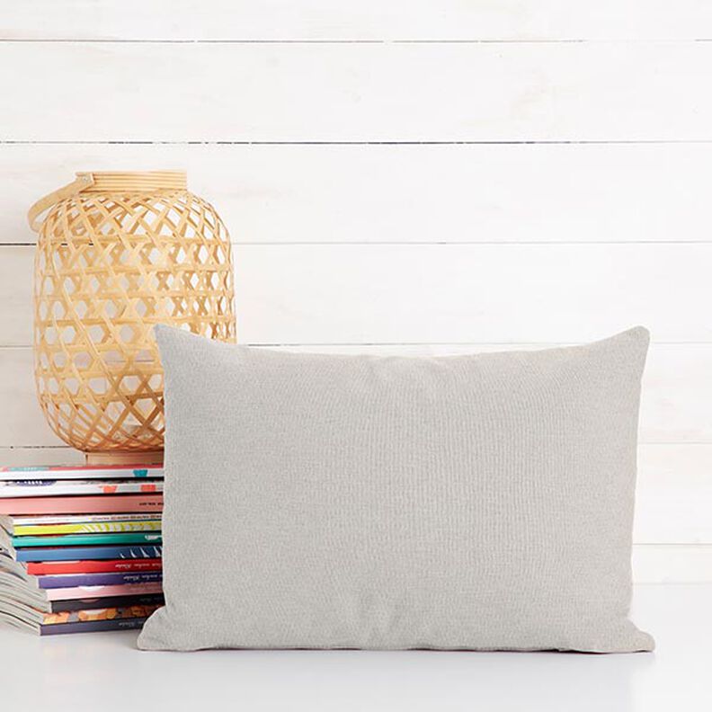 Tissu de décoration jacquard recyclé – argent,  image number 5
