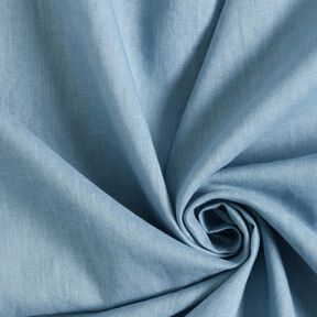 Lin mélangé léger prélavé – bleu brillant, 