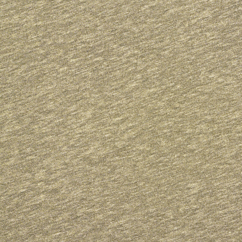 Jersey de lin chiné scintillant – kaki/or métallisé,  image number 1