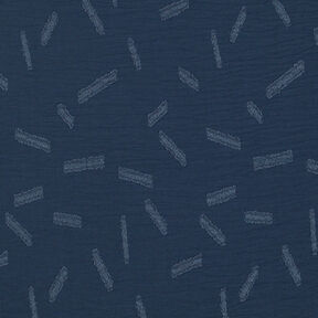 Jacquard dobby Rayures – bleu marine, 