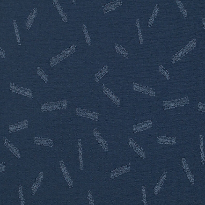 Jacquard dobby Rayures – bleu marine,  image number 1