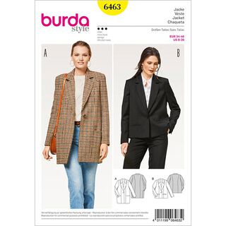 Veste, Burda 6463 | 34 - 46, 