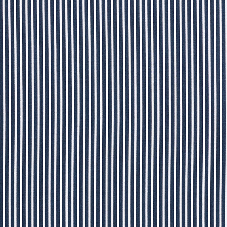 Popeline coton Rayures – bleu marine/blanc,  image number 1