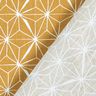 Coton enduit Étoiles graphiques – moutarde/blanc,  thumbnail number 5