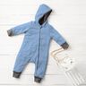 Loden de laine foulé – bleu clair,  thumbnail number 5