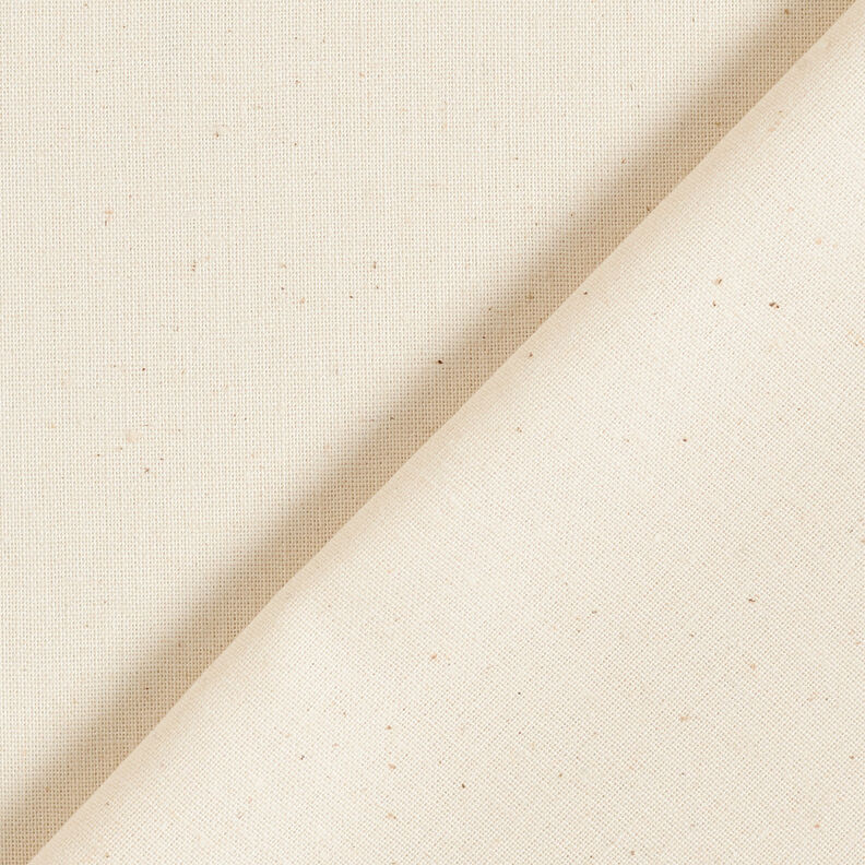 Tissu en coton Cretonne Uni – crème,  image number 3