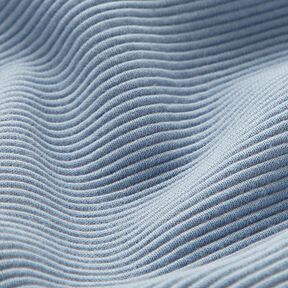 Jersey côtelé ottoman uni – bleu clair, 