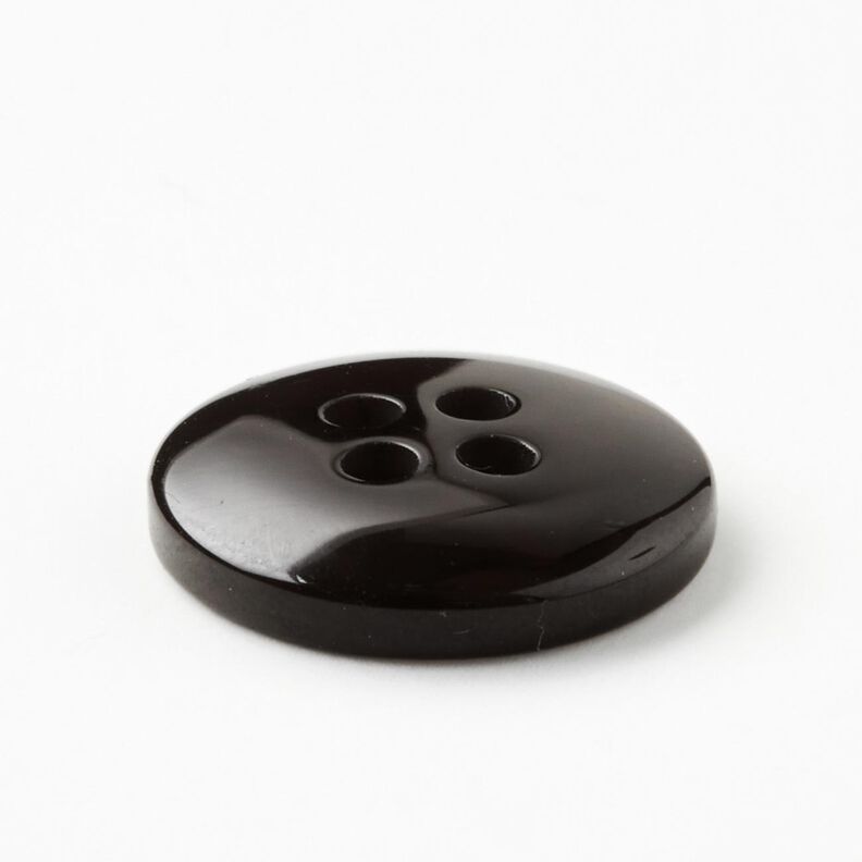 Bouton 4 trous marbré [Ø 15 mm] – noir,  image number 3