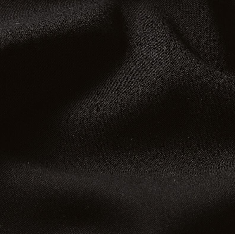 Viscose Stretch Uni – noir,  image number 2