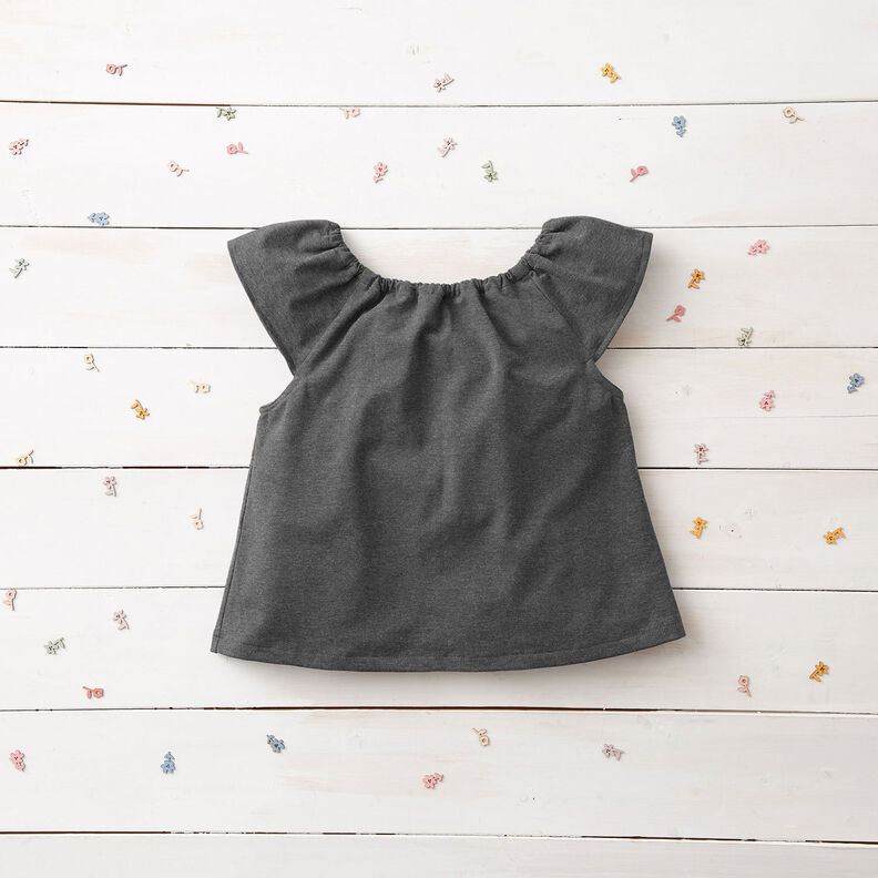 Jersey coton Medium chiné – anthracite,  image number 7