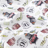 Cretonne Tissu sous licence «Harry Potter» Voyage à bord du Poudlard Express | Warner Bros. – blanc,  thumbnail number 2