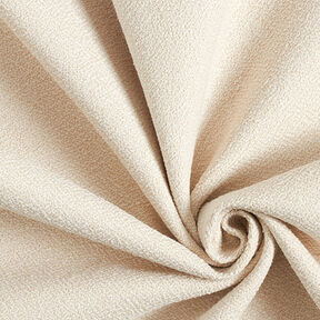 Tissu de revêtement Bouclette fine – crème, 