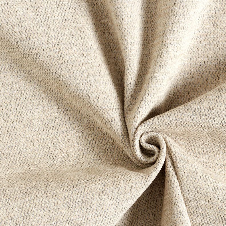 Tissu de revêtement Chenille Chiné – noix de cajou/argent,  image number 1