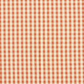 Seersucker Coton carreaux tissés – terre cuite/beige clair, 