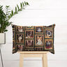 Tissu de décoration Semi-panama Portraits de chats – vert foncé/or,  thumbnail number 8