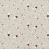 Tissu en coton Popeline Jolis bonhommes de neige – taupe clair,  thumbnail number 1