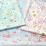 Tissu en coton Popeline Fleurs sauvages – menthe clair/lavande,  thumbnail number 5