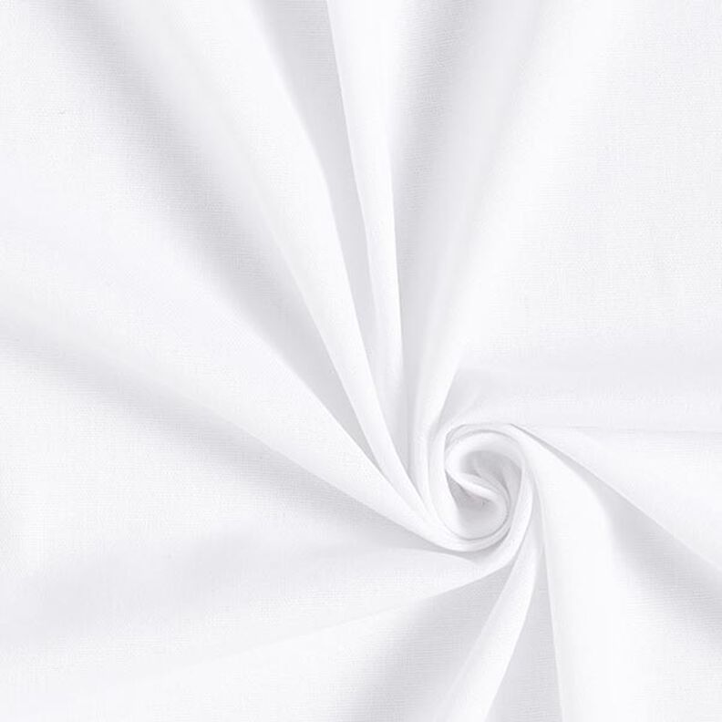 Mélange viscose lin Uni – blanc,  image number 1