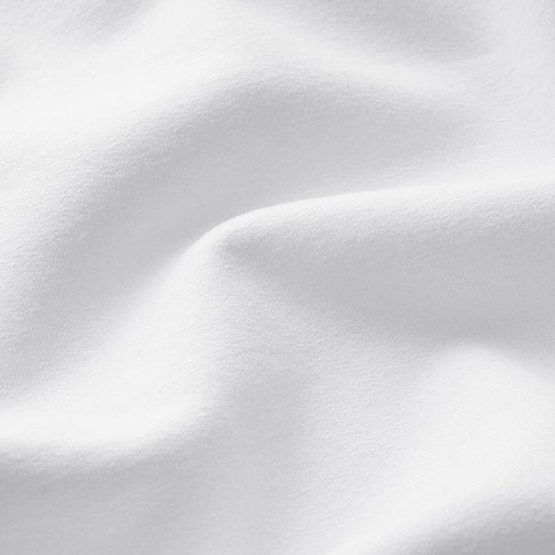 Molleton coton léger uni – blanc, image number 4