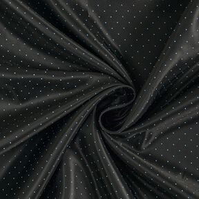 Tissu de doublure Petits pois – noir/bleu clair, 