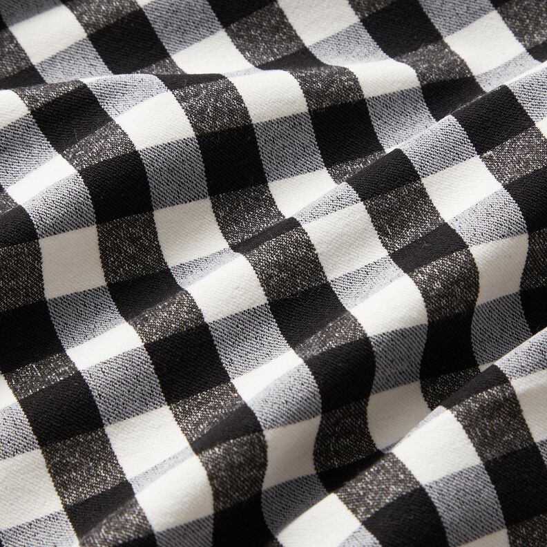 Stretch pour pantalon Vichy – noir/blanc,  image number 2