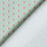 Tissu en coton Popeline Mini pointes – menthe clair/vieux rose foncé,  thumbnail number 4
