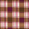 Tissu de décoration Semi-panama Carreaux colorés – mocca/raisin,  thumbnail number 1