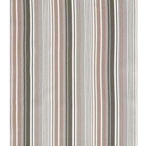 Extérieur Tissu pour chaise longue Rayures verticales 44 cm – marron clair/gris clair, 
