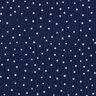 Tissu double gaze de coton Petits points – bleu marine/blanc,  thumbnail number 1