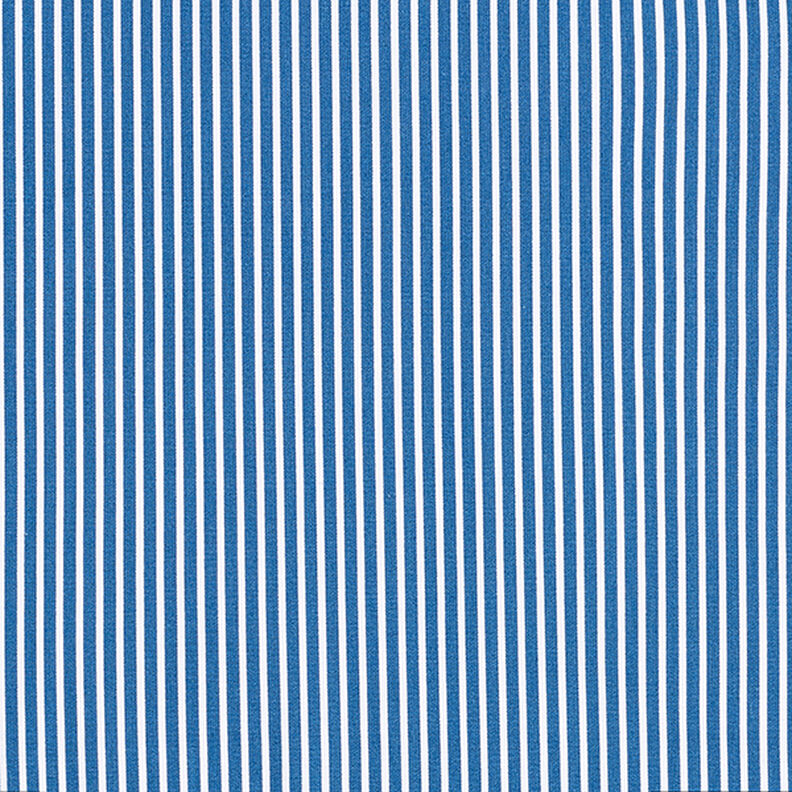 Popeline coton Rayures – bleu jean/blanc,  image number 1