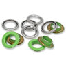 Œillets avec rondelles [15 unités | Ø 14 mm] | Prym – vert clair/argent métallisé,  thumbnail number 2