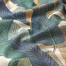 Tissu de décoration Semi-panama Feuilles de bananier – gris bleu/taupe clair,  thumbnail number 2
