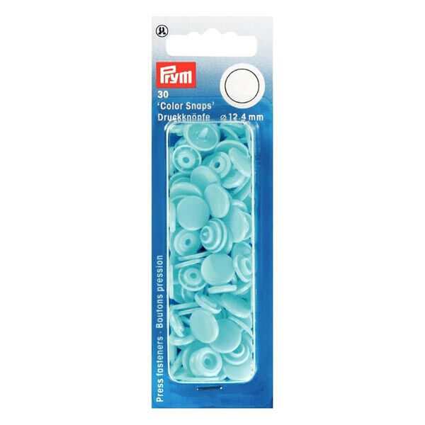 Boutons-pression Color Snaps 34 – bleu turquoise | Prym,  image number 1