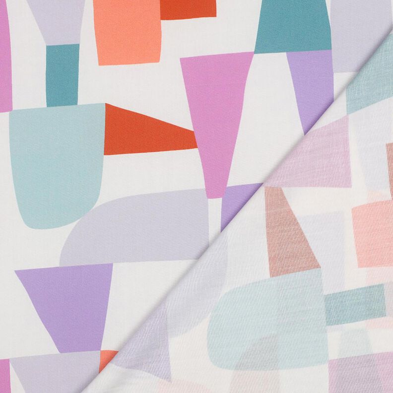 Tissu viscose LENZING™ ECOVERO™ Shape Shifter | Nerida Hansen – écru/mauve,  image number 4