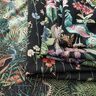 Tissu de décoration Gobelin fleurs sauvages – noir/rosé,  thumbnail number 5
