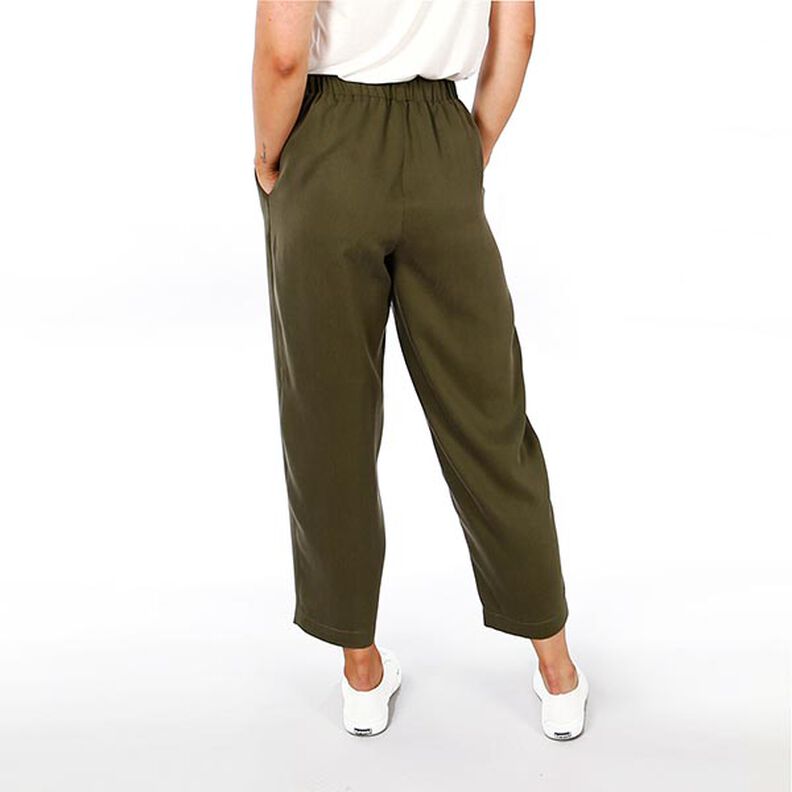 Pantalon coupe œuf avec plis à la ceinture élastique FRAU GUSTA | Patron prêt à découper | XS-XXL,  image number 9