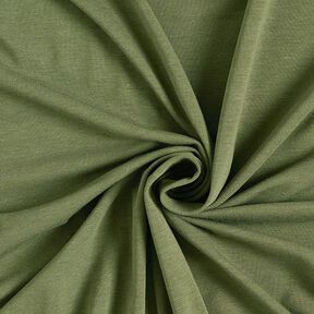 Bambou Jersey viscose Uni – olive, 