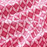 <h2>Voile de Coton Losanges Abstraits, Blanc/Rose &ndash; L&eacute;ger et Imprim&eacute;</h2>,  thumbnail number 2