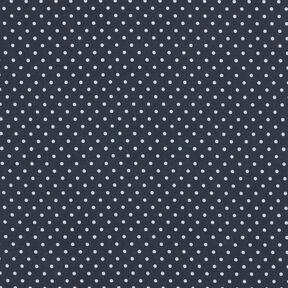 Tissu pour doublure à pois – bleu marine/blanc, 